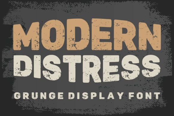 A Bold Grunge Font That Commands Editorial Attention