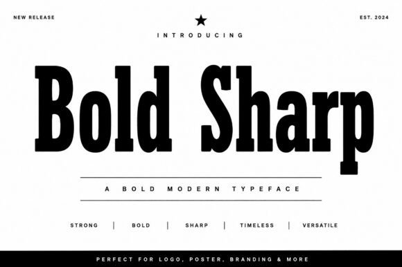 A Bold Sharp Typeface for Editorial Impact