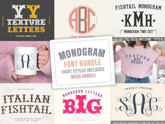A Versatile Monogram Font for Modern Campaign Design