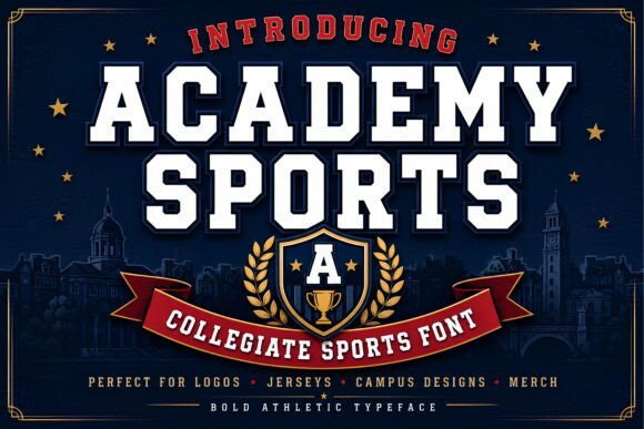 Academy Sports: A Bold Display Typeface for Campaigns