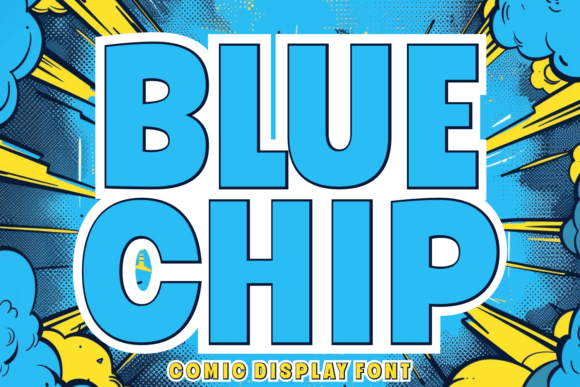 Blue Chip Font: A Bouncy Display Typeface for Web Designers