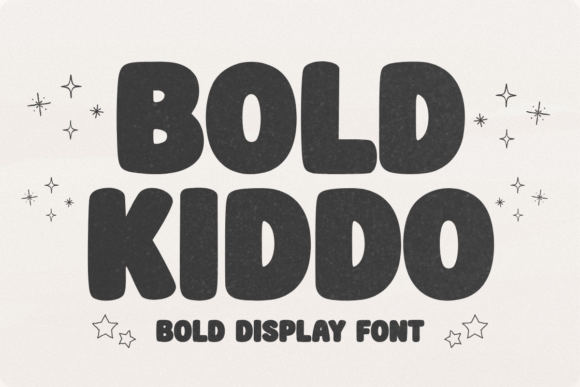 Bold Kiddo: A Maker's Chunky Dream Typeface