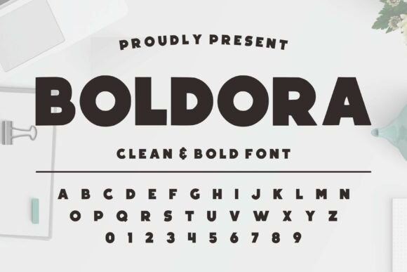 Boldora: A Modern Display Font for Impactful Marketing Visuals