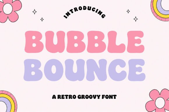 Bubble Bounce: A Groovy Retro Font for Makers