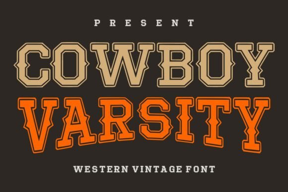 Cowboy Varsity: A Bold Display Typeface for Web Design