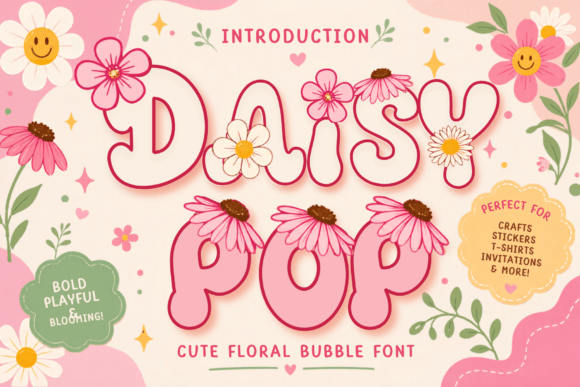 Daisy Pop: A Cheerful Display Font for Editorial Joy