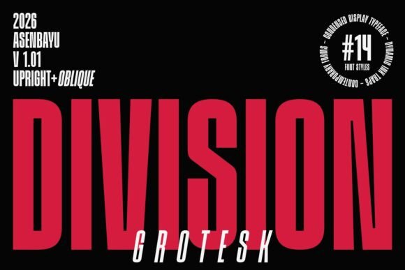 Division Grotesk: A Bold Condensed Font for Brands