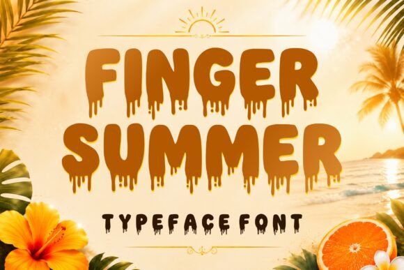 Finger Summer: A Playful Display Font for Sunny Web Designs