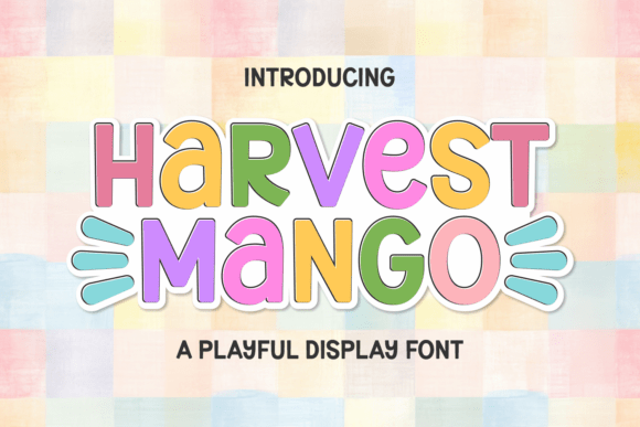 Harvest Mango: A Display Font That Elevates Branding