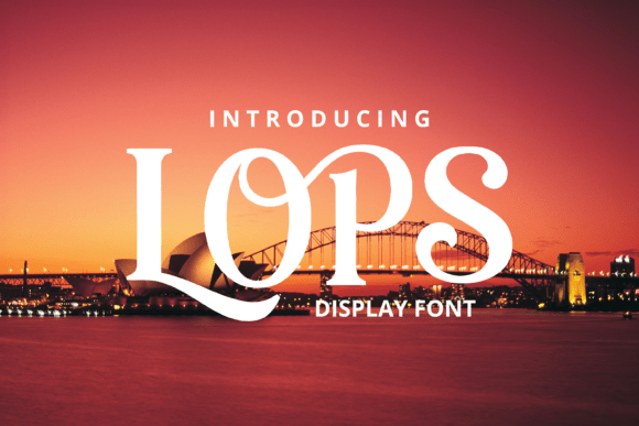 Lops: A Display Font for Elegant Editorial Design