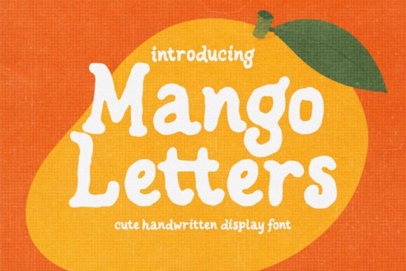Mango Letters: A Juicy Display Font for Editorial Design