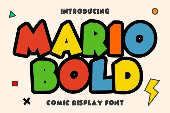 Mario Bold: A Playful Display Font for Web Design