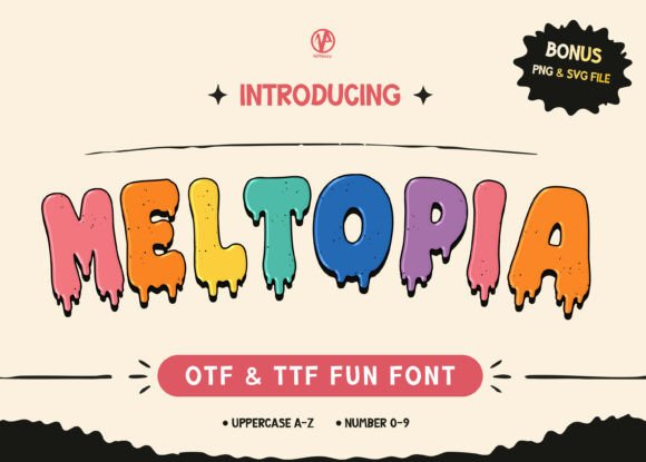 Meltopia: A Display Font That Demands Attention—Then Delivers