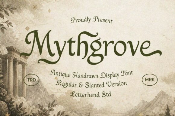 Mythgrove: A Display Font with Weight and Whimsy