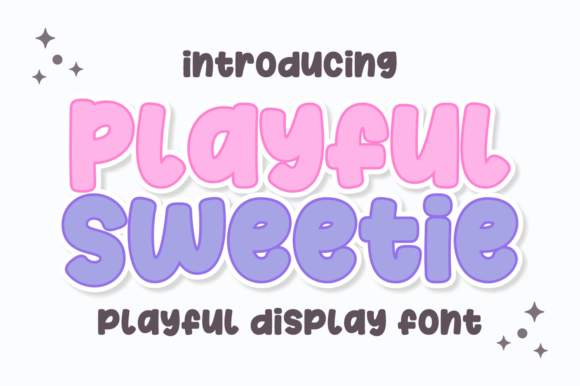 Playful Sweetie: A Friendly Display Font for Editorial Design