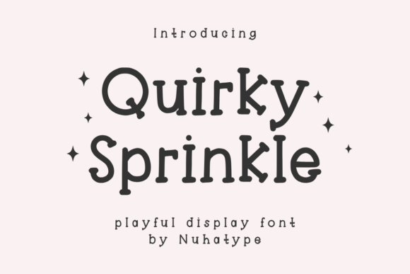 Quirky Sprinkle Font: Minimalist Handwriting for Web Design