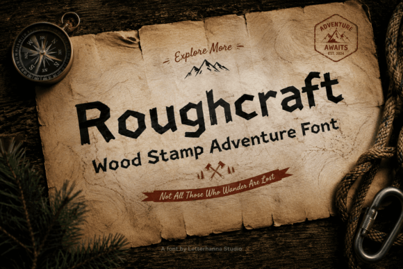 Roughcraft: A Display Font That Feels Earned for Makers