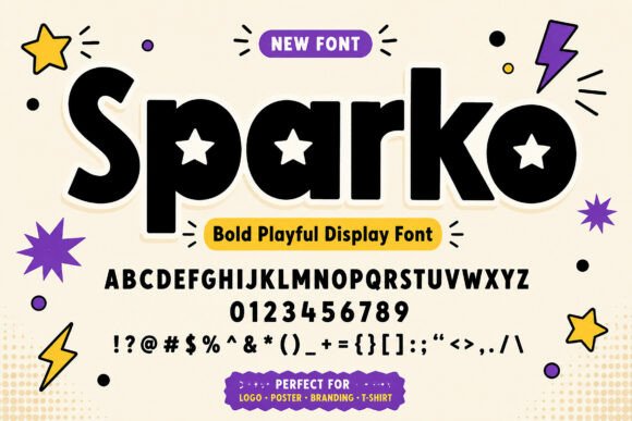 Sparko: A Bold Playful Font for Editorial Energy