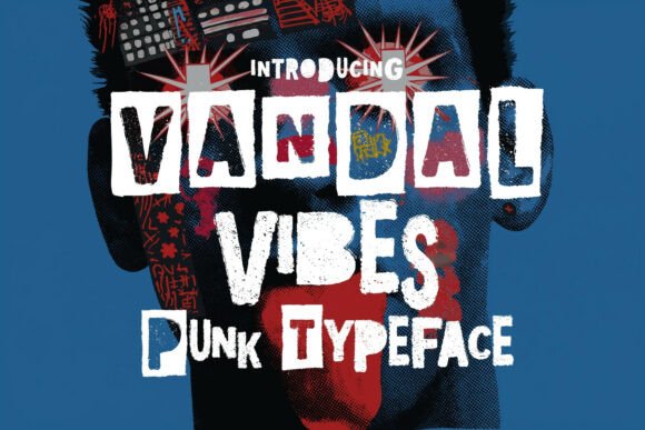 Vandal Vibes: A Rebellious Typeface for Digital Design