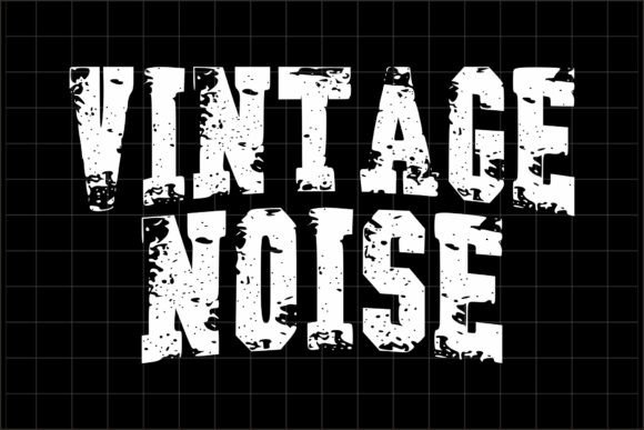 Vintage Noise: A Bold Grunge Font for Campaign Creatives