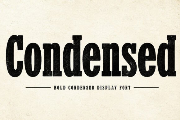 When Typography Leads: The Condensed Font in Campaign Workflows